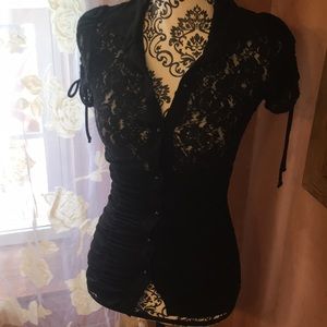 Lace Dress Shirt